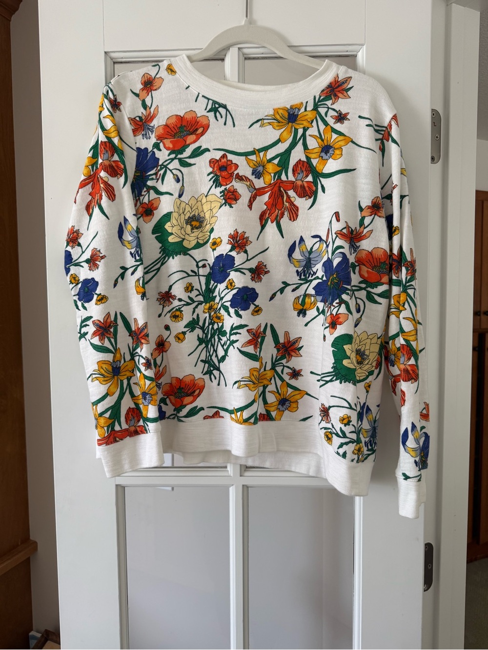 Talbots Floral Print Women’s Pullover Sweater